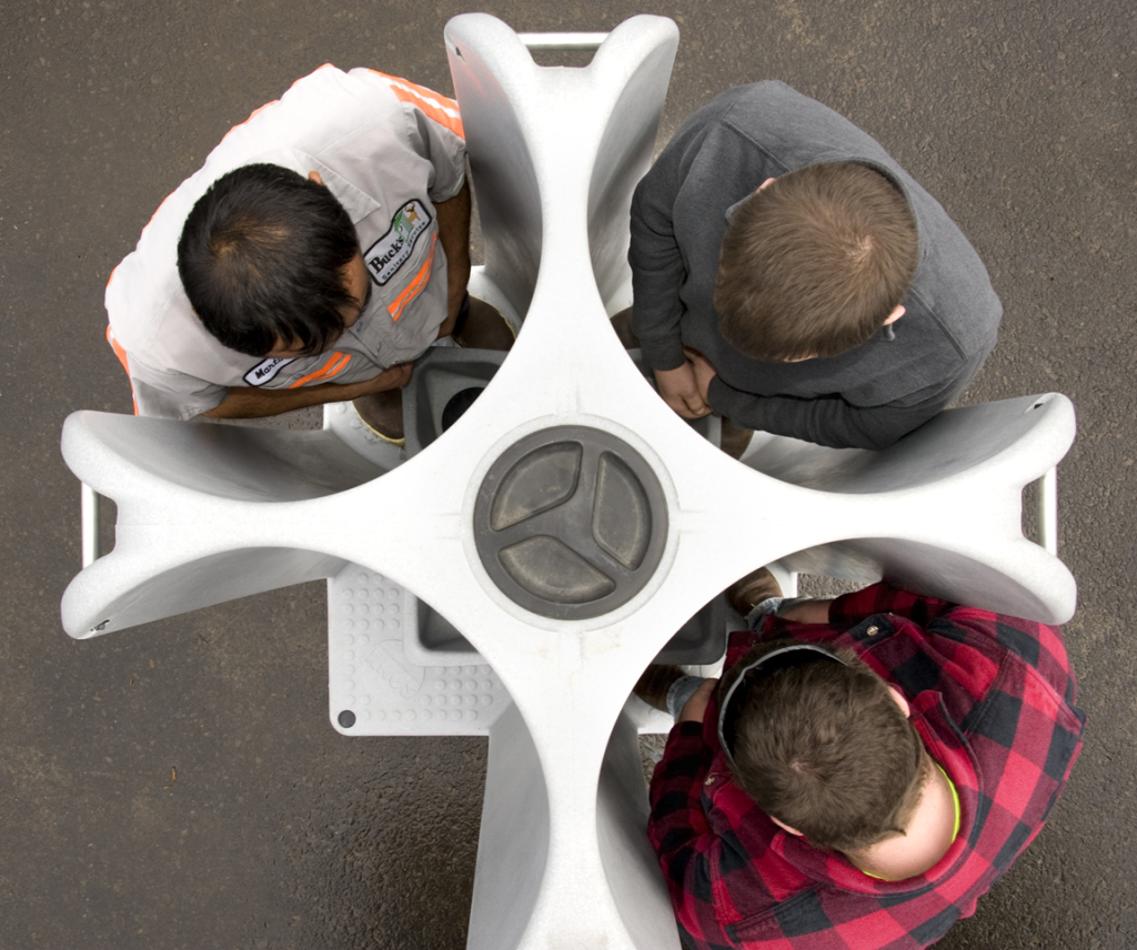 4 Man Stand Up Urinal