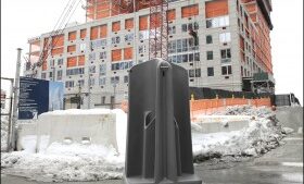 Construction site urinal unit