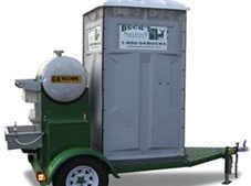 Portable Restroom on a Trailer