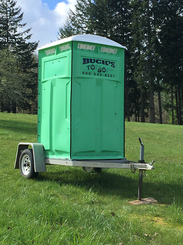Green unit "To Go" on a trailer